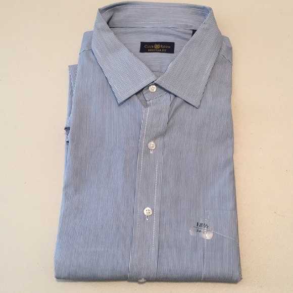 Club Room Other - Club Room Pinstripe Men's Dress Shirt Size 34/35